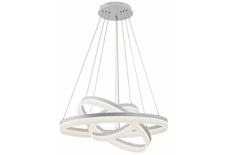 Lampa wisząca Cornelia LED 114W Neutralna biel 7980lm biała wym: 120 x 80 x 80 cm Reality