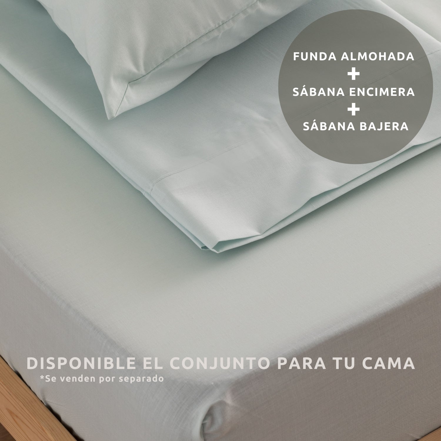 Funda Almohada Lisa Design Agua 105cm (125x45cm) Donegal Collections - 3