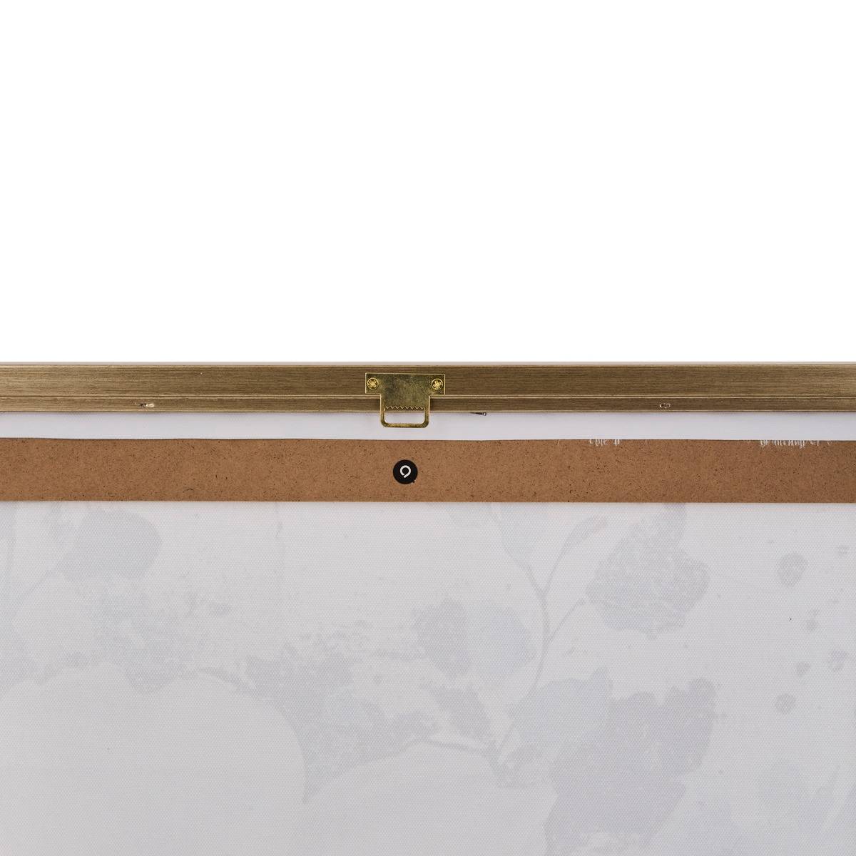 Toile Imprimée Encadrée Jiho Bleu 50x50cm Modèle A - Atmosphera Créateur d'intérieur - 4