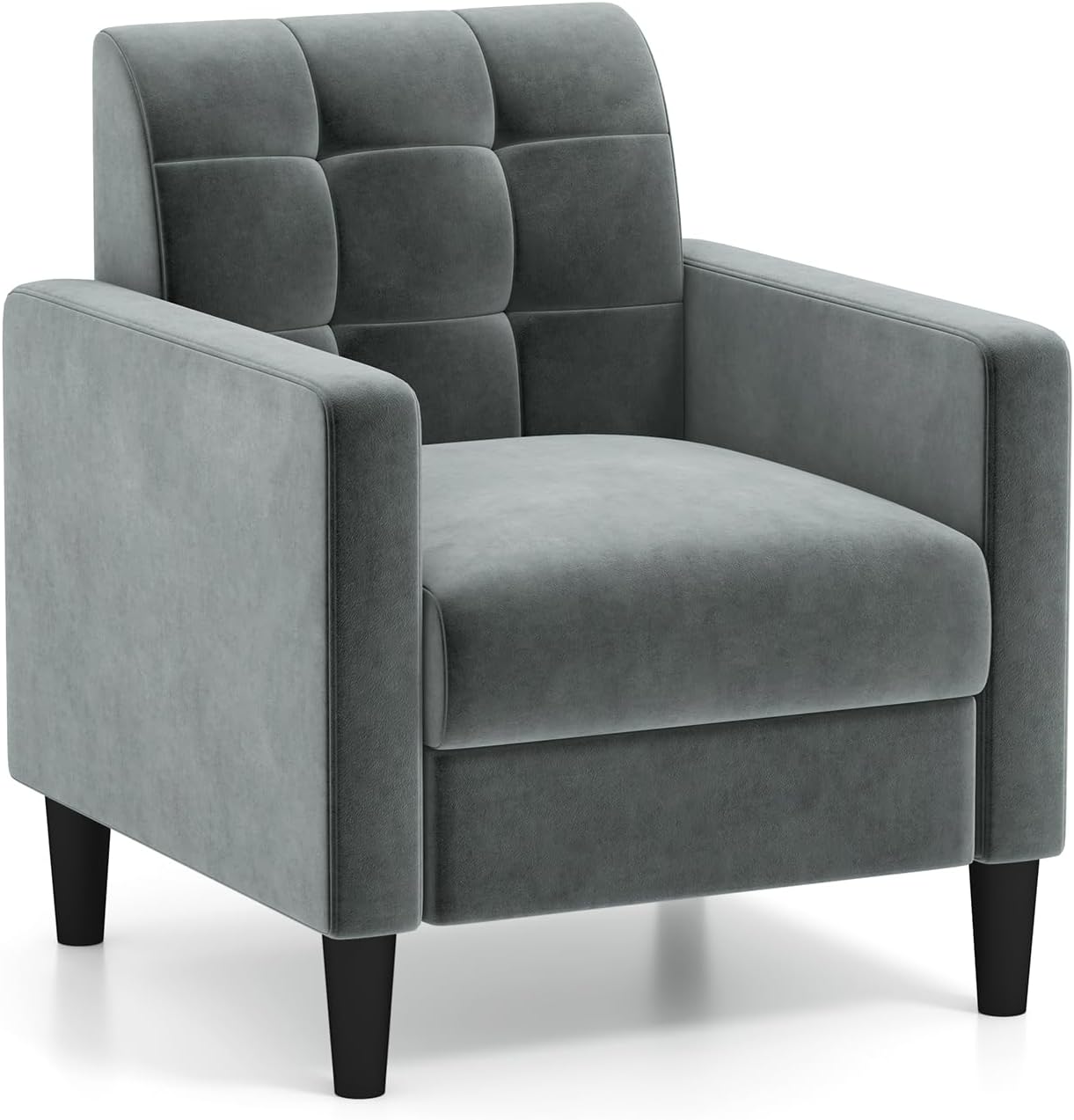 Fauteuil de Relaxation XXL Walker 109cm Gris & Noir