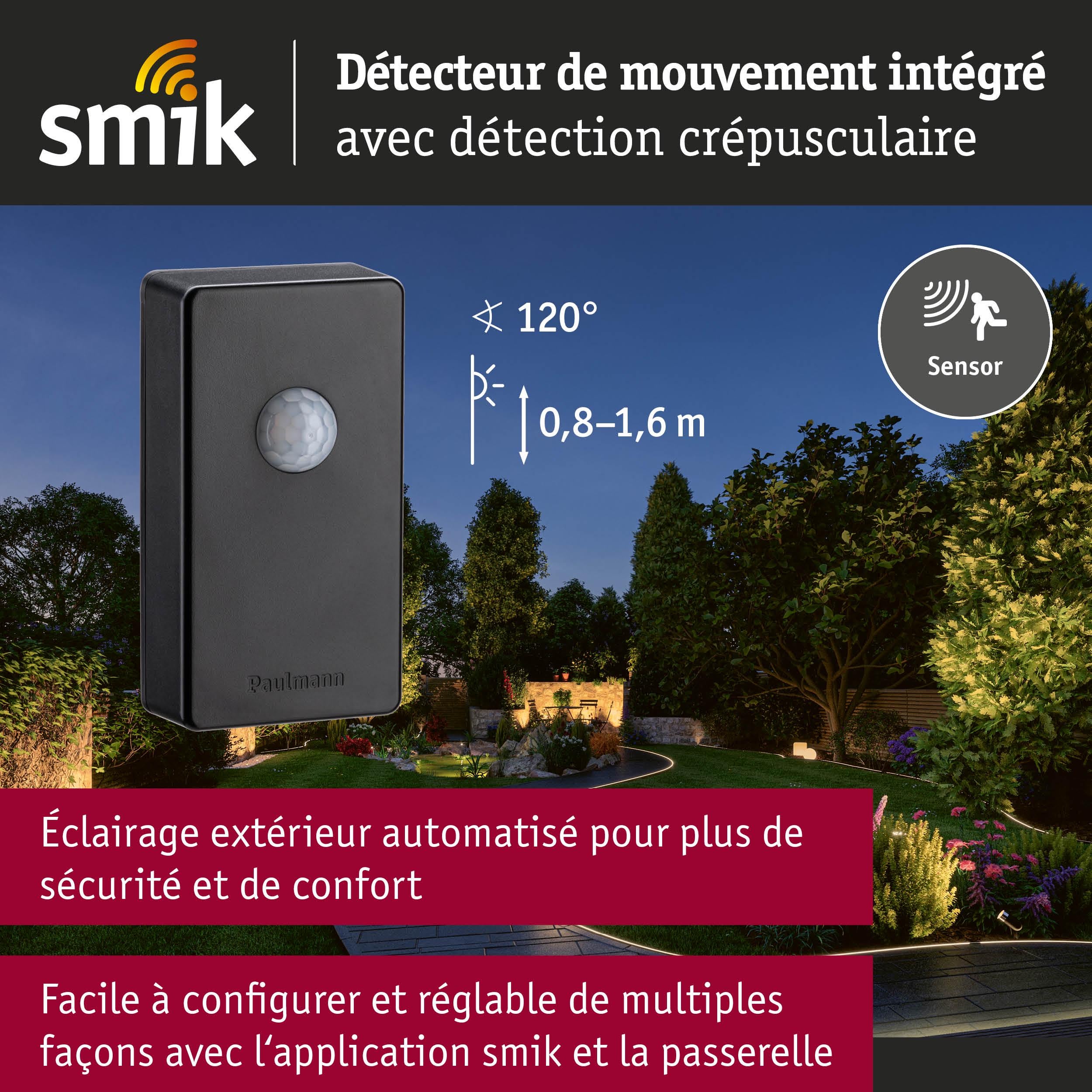 Capteur Smart Home Zigbee 3.0 Outdoor IP44 Noir - 5
