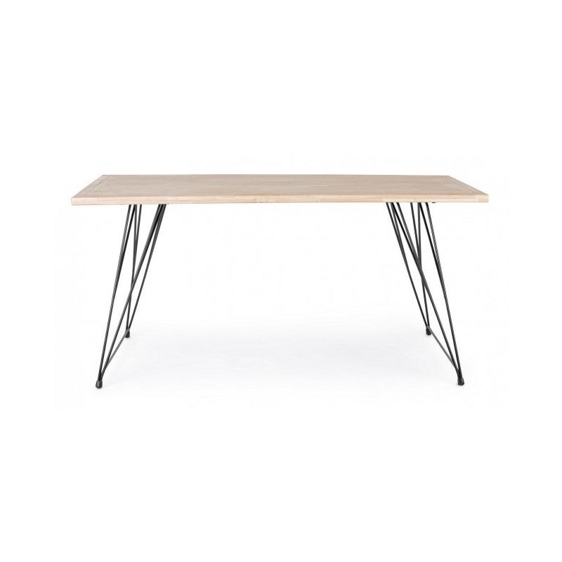 Table en bois design industriel DISTRICT 160x90x h76 cm - 8