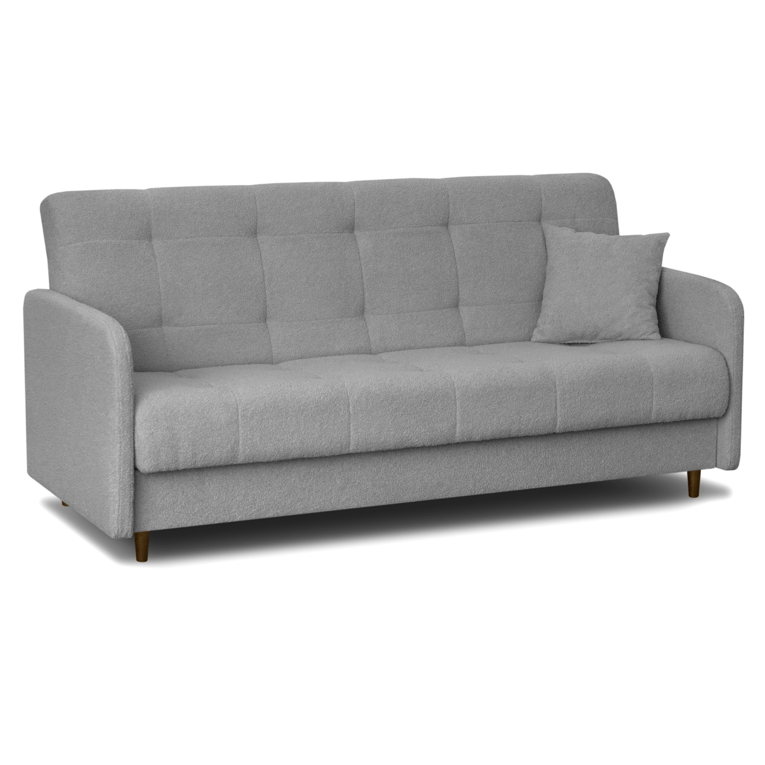 Wersalka Rozkładana Sofa Kanapa Z Funkcją Spania Teddy Baranek Szara TIVOLI