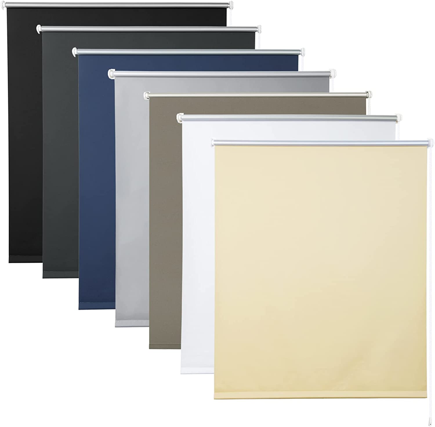 WOLTU 1x Store Enrouleur occultant, Isolant Thermique avec revêtement