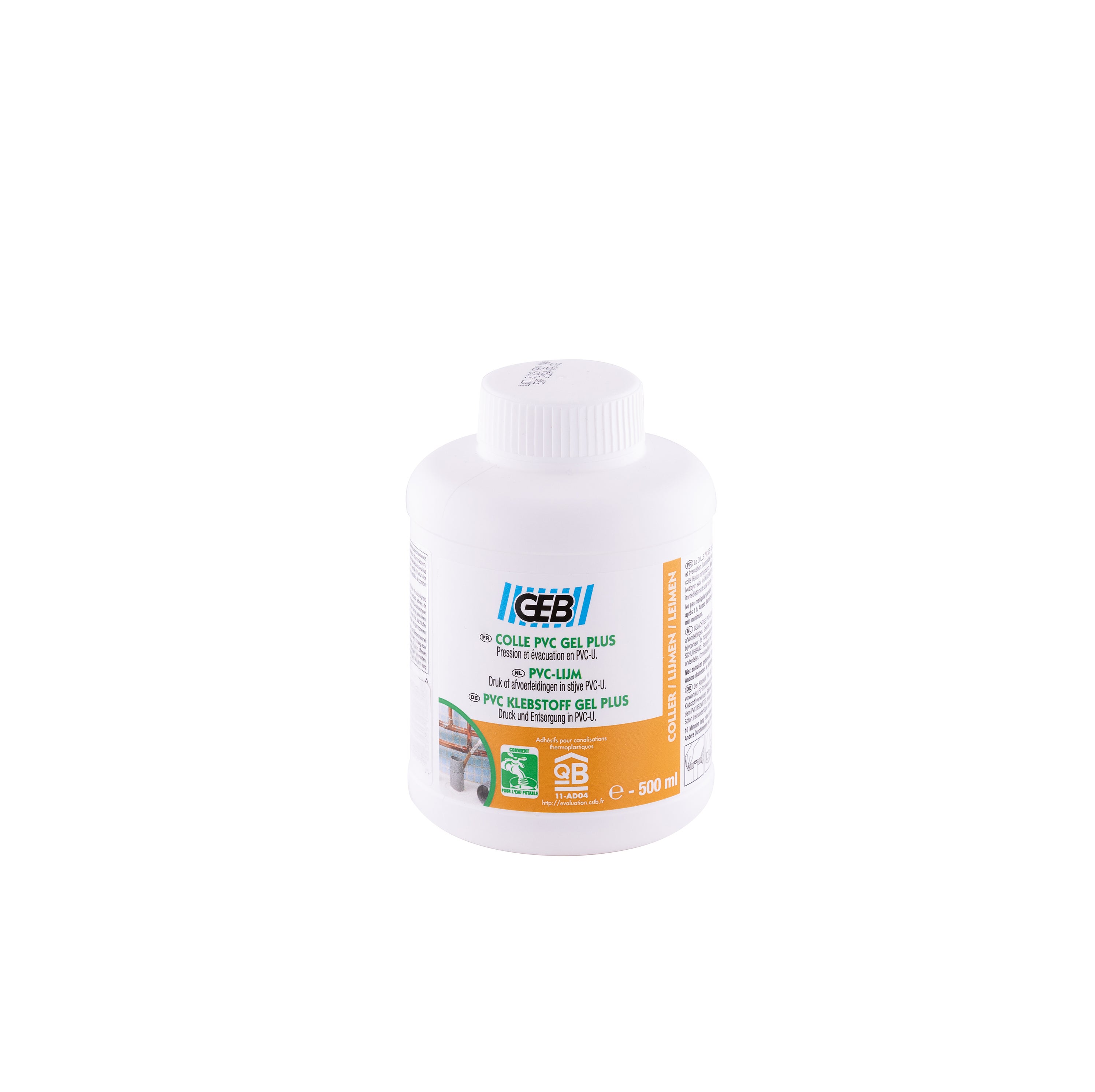 Colle PVC en pot avec pinceau 500 millilitres NOYON & THIEBAULT - 2