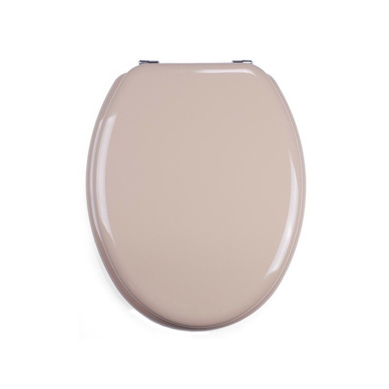 MSV - Abattant Wc MDF Ombo Beige- Charnières Inox MSV