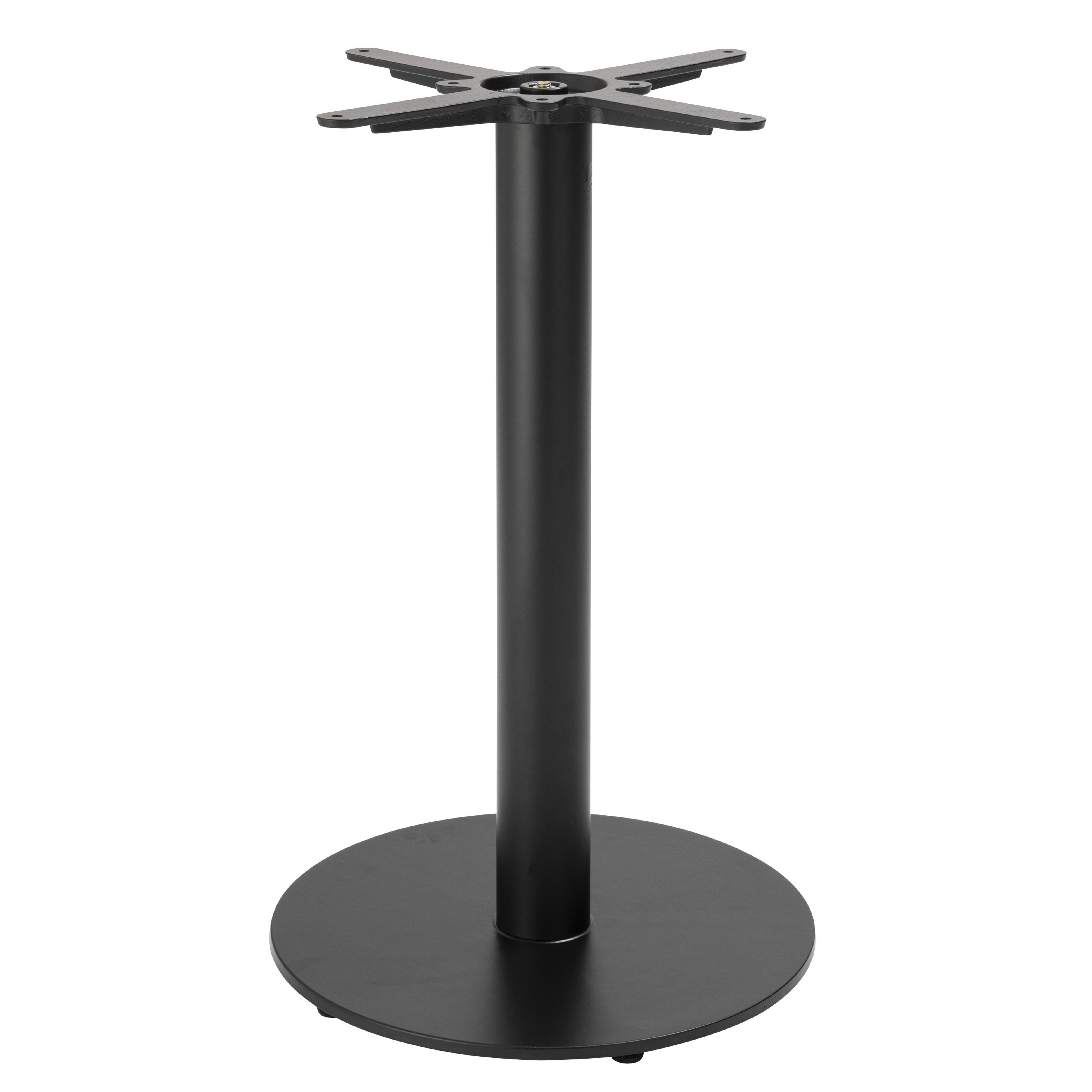 Pied de table en acier et fonte noir Dover - 2