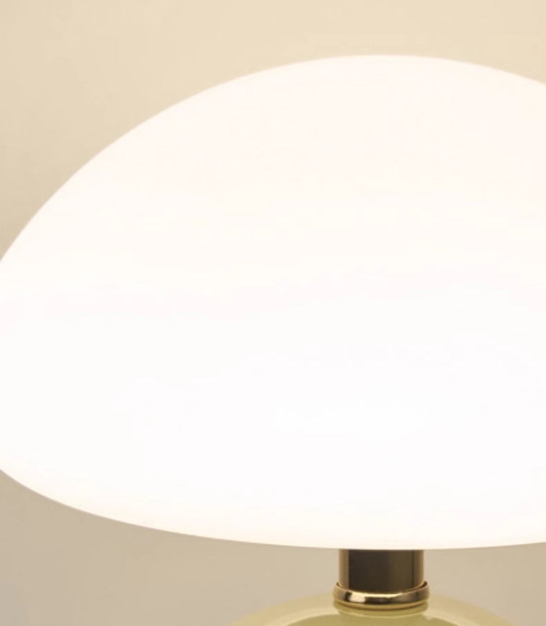 Lampe de table mignonne, 3 températures de couleur, lampe de chevet champignon filaire USB, veilleuse à intensité variable, bordeaux - 5