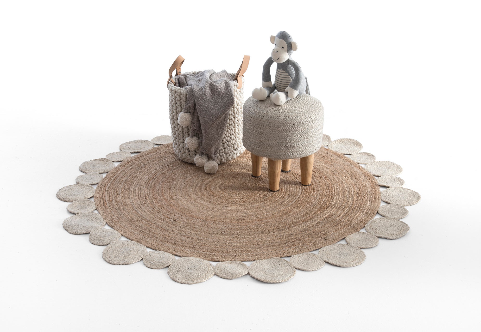 TAPETE KING LT BRANCO Ø90CM - 2