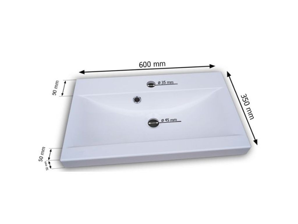 MINIO go for it, Ensemble de meubles de salle de bains 4 pièces Set MOLO, avec lavabo, chêne Lefkas - 8