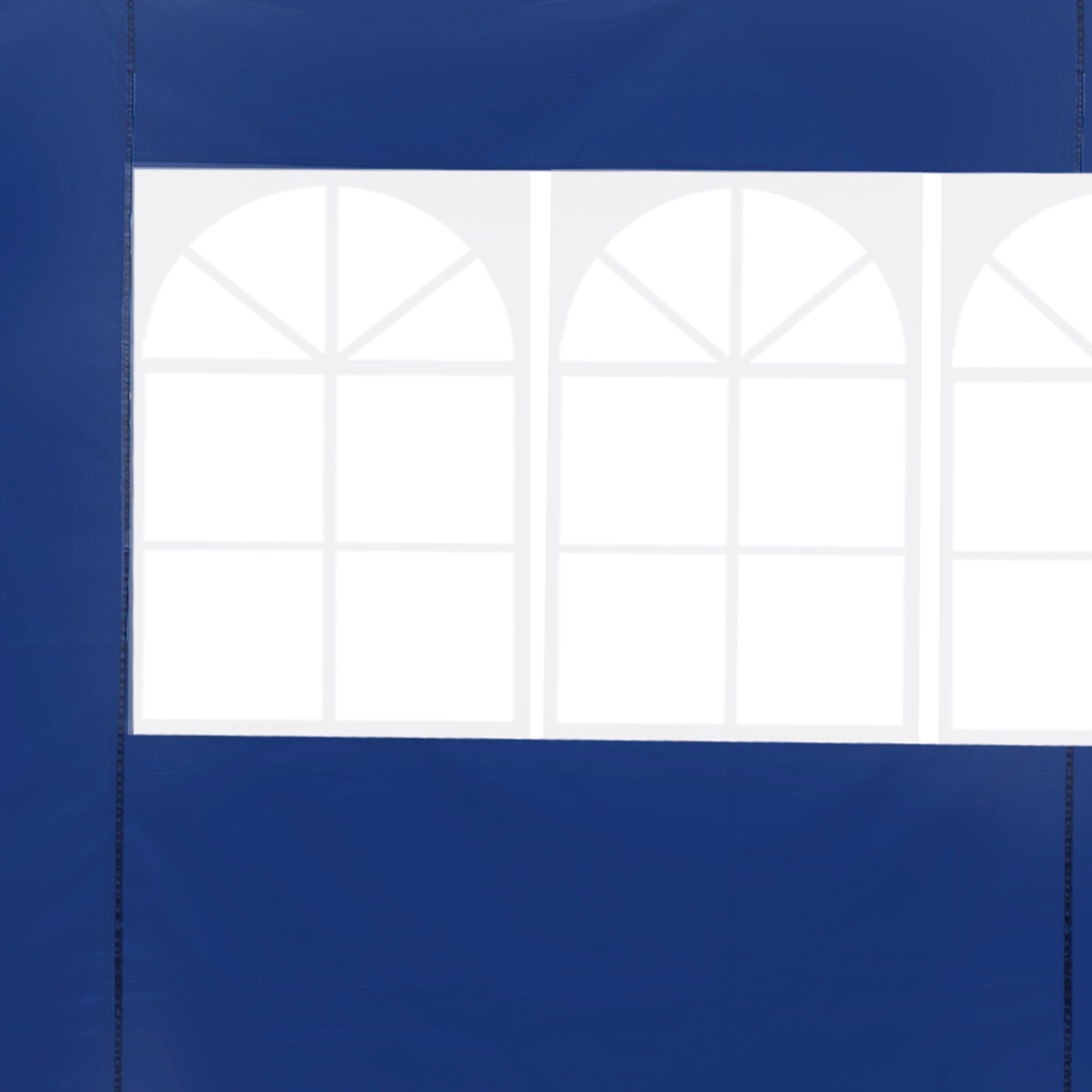 2 paredes parte laterales Outsunny azul 300x200 cm - 4