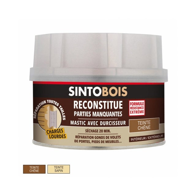 Reconstitue bois pour parties manquantes -Pot de 170ml- Sintobois