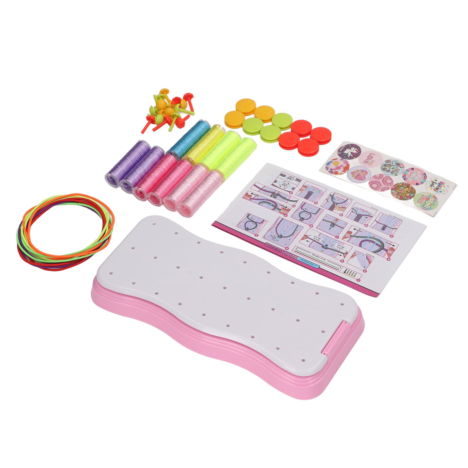 Kit Braccialetti Dell'Amicizia Per Bambine – Fai Da Te Con Perline E Filo – Regalo Per 8-12 Anni