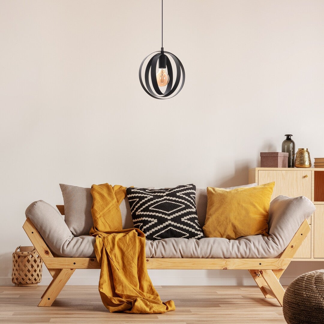 Suspension en cristal Cornelia Chrome, blanc 5 ampoules - 3
