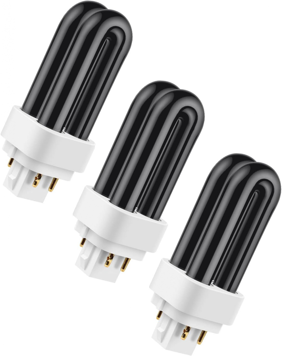41050 Zamienne żarówki 7 W do Dynatrap, zestaw 3 żarówek UV kompatybilnych z DT1050 DT1100 DT125, podstawa z 4 pinami