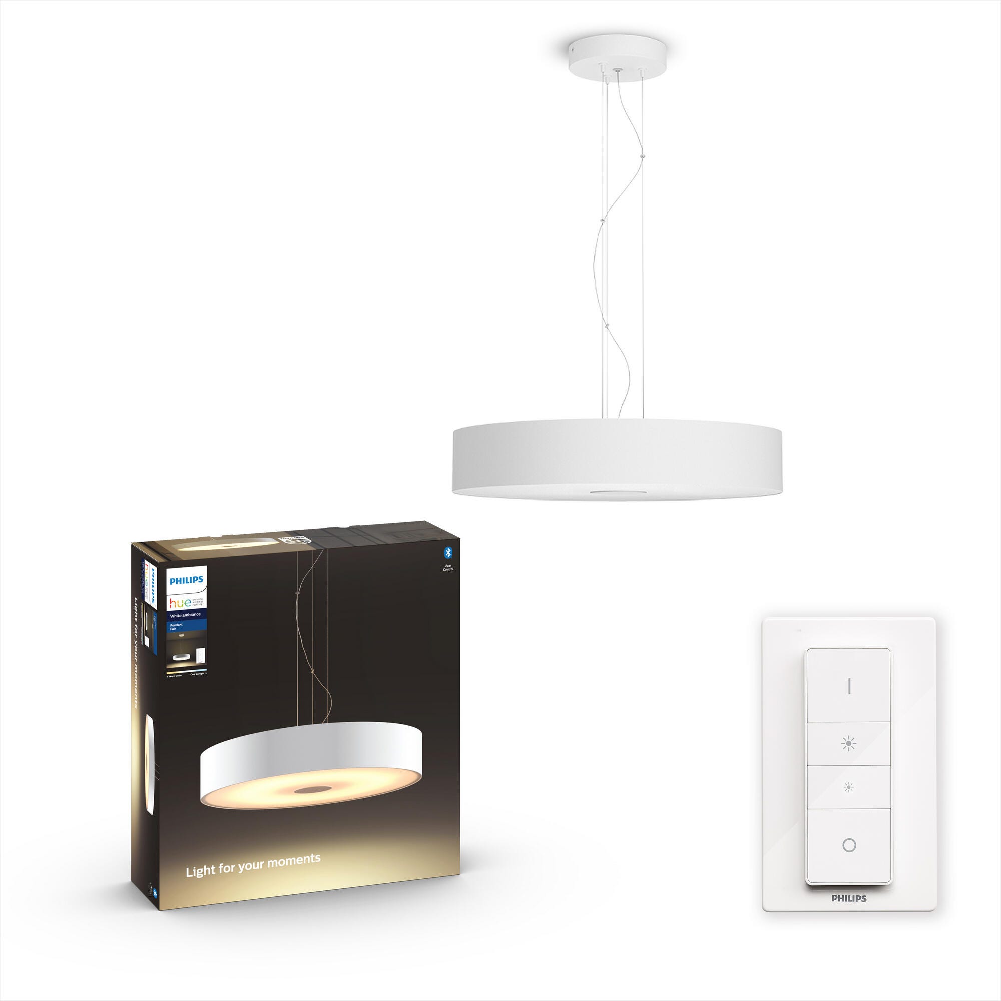 Suspension PHILIPS HUE White Ambiance FAIR Noir+tlc - 7