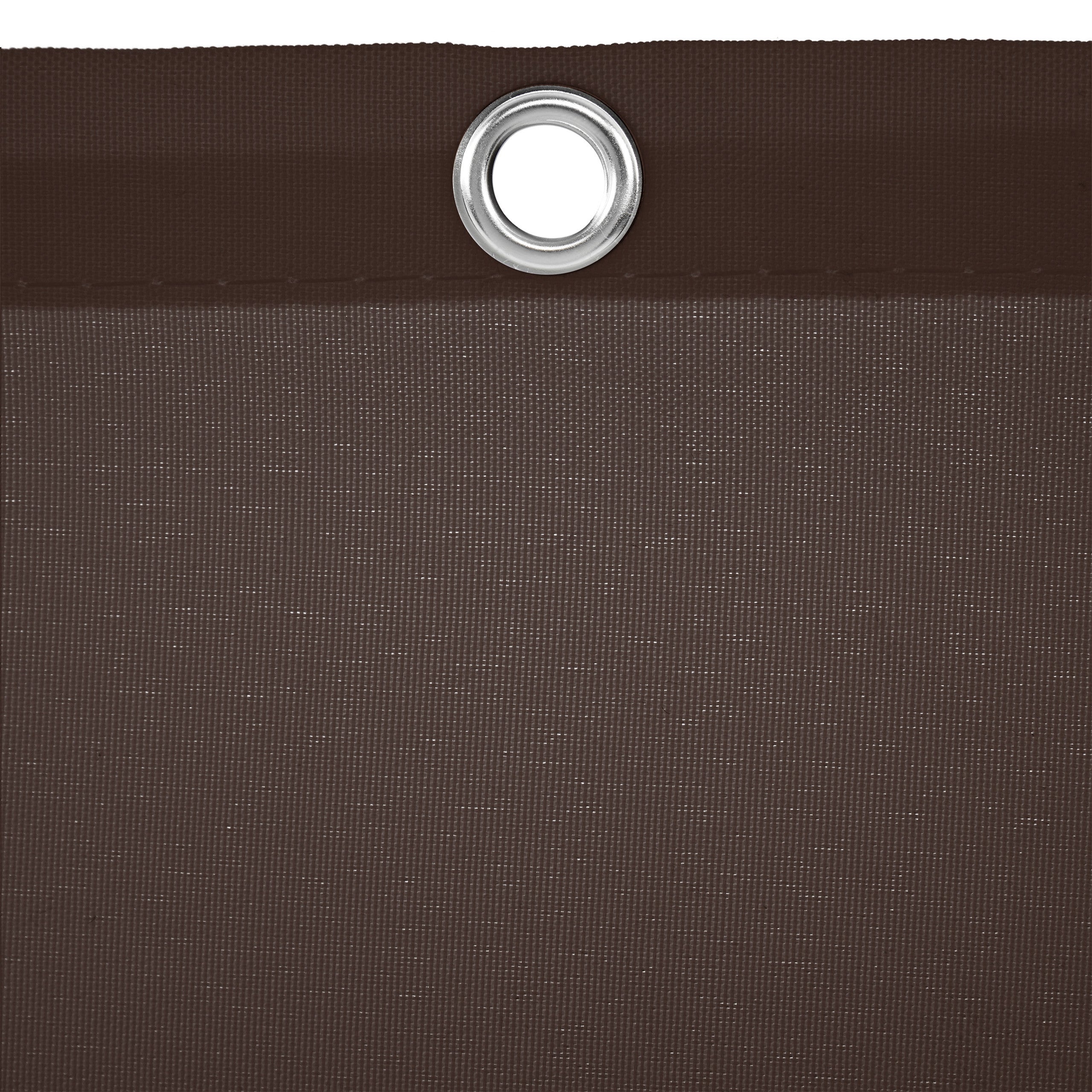 Relaxdays Voile d’ombrage carré diffuseur d’ombre protection soleil jardin UV LxP 5 x 5 m toile, résistant à l'eau, brun - 7