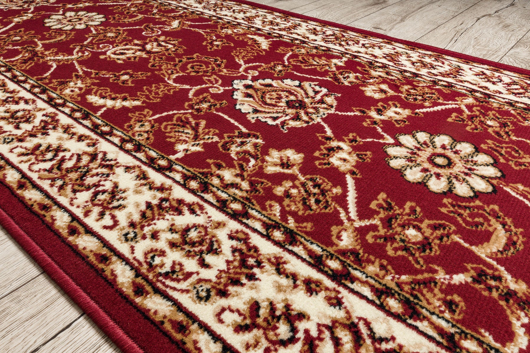 CHODNIK BCF MORAD Klasyk klasyczny bordo 70 cm 70x540 cm - 3