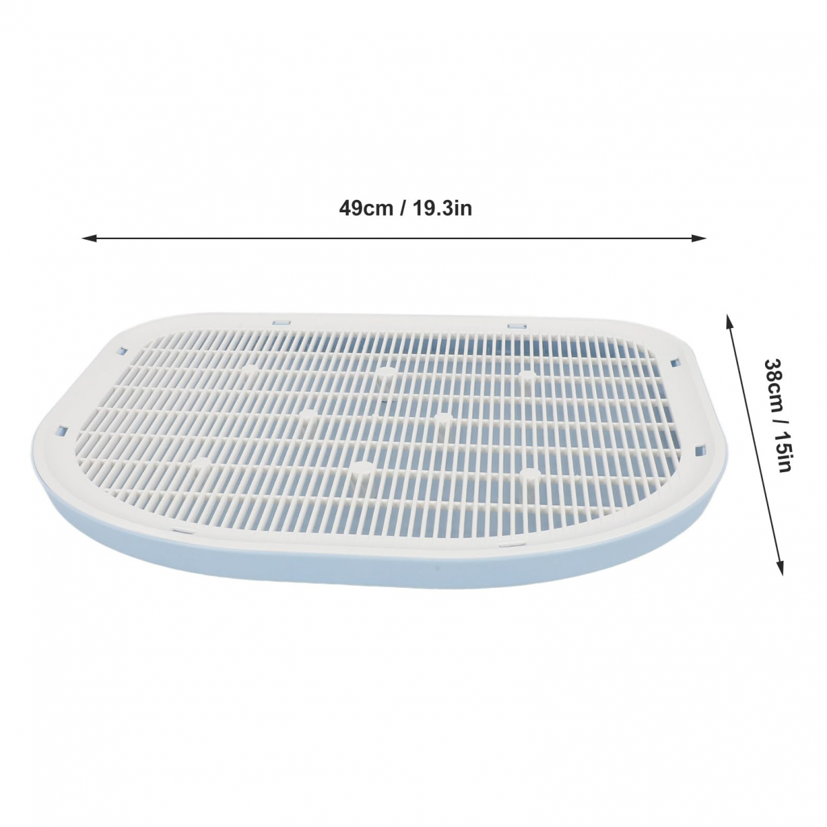 Tapis de litière pour chat imperméable, robuste, antidérapant, résistant aux fuites, facile à nettoyer, tapis de piégeage de litière pour chat p - 7