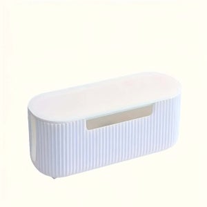 Rankomu Boîte De Rangement Bureau Plastique Transparent 30 X 20 X 15 Cm - Couvercle Anti-Poussière - Multifonction Maison & Bureau