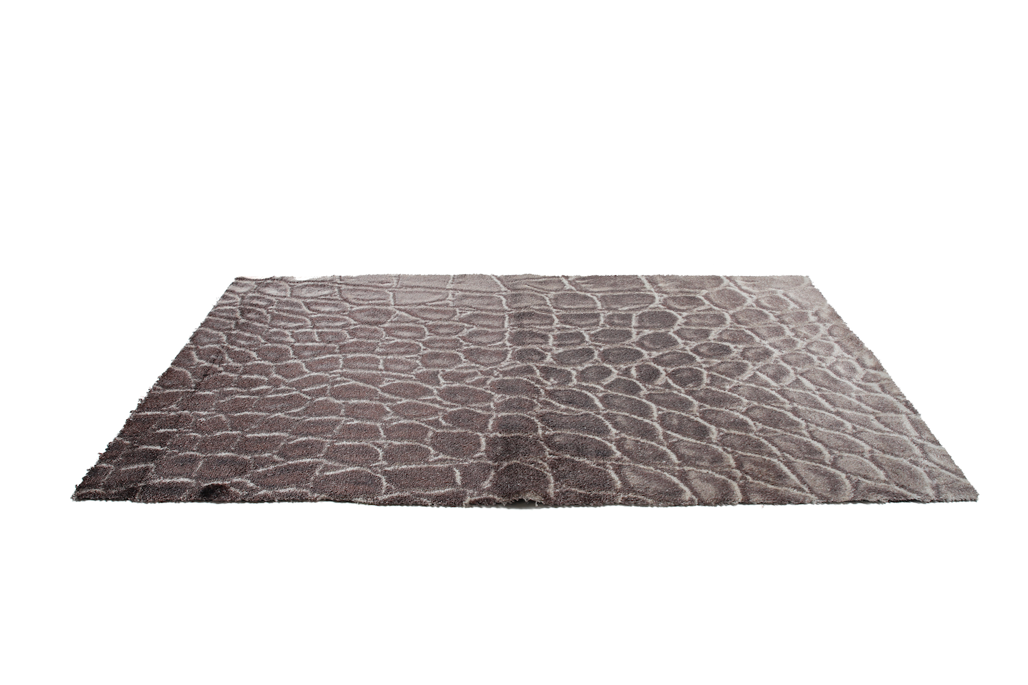 Alfombra de entrada personalizado - modelo mekong - gris - 67cm x 120cm