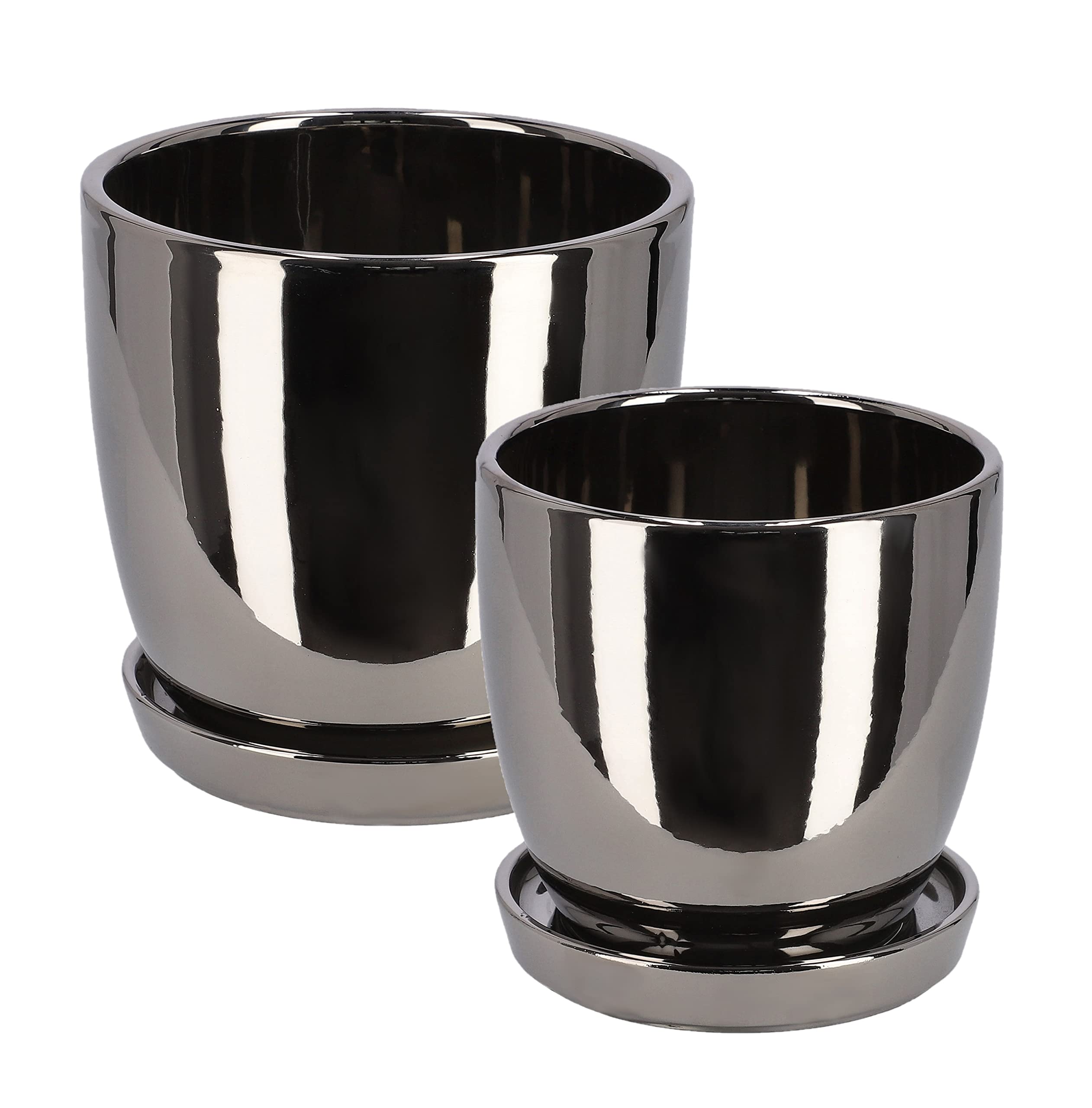 Doniczka ceramiczna cylinder donica osłona zestaw - KOTARBAU