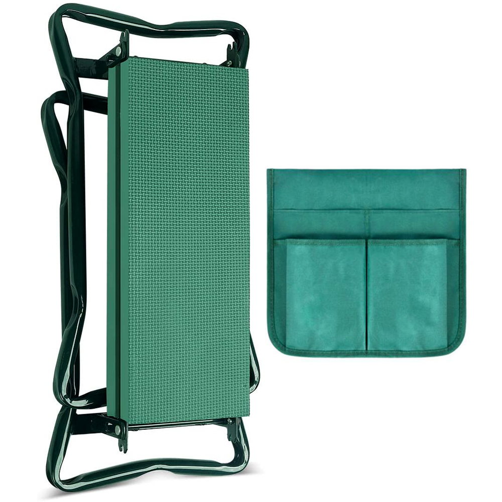 Banc De Jardinage Pour Genoux Banc De Jardin Pliable, Avec 2 Sacs