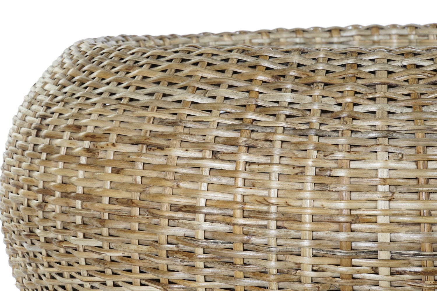 Table Centrale Ratan Cristal 82x82x48 Naturel Naturel - 3