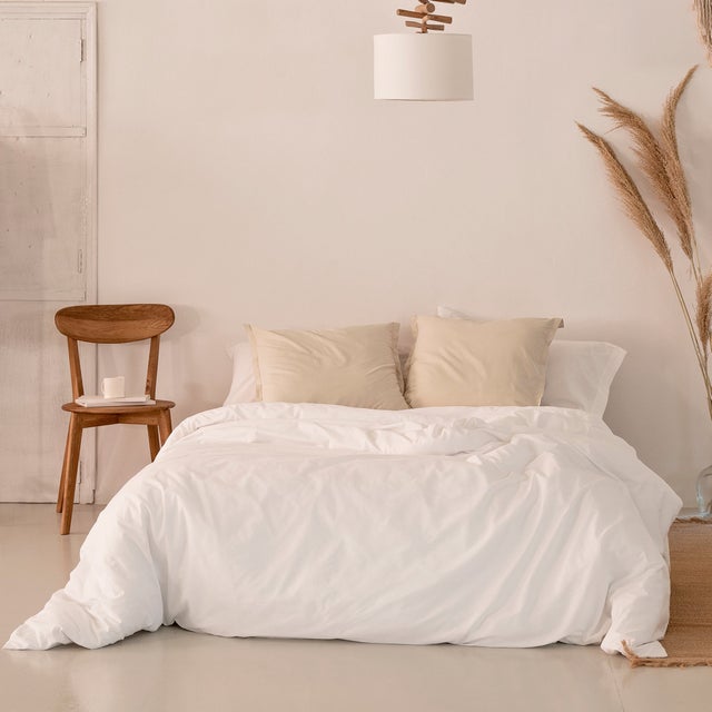 Basic Housse de couette 135/140x200 cm Blanc