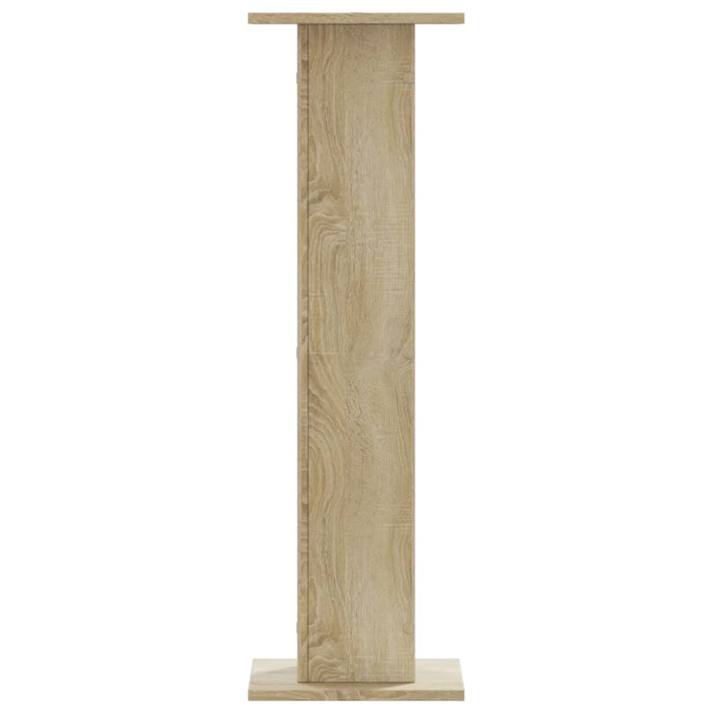 Supports pour plantes 2 pcs chêne sonoma bois d'ingénierie - 4