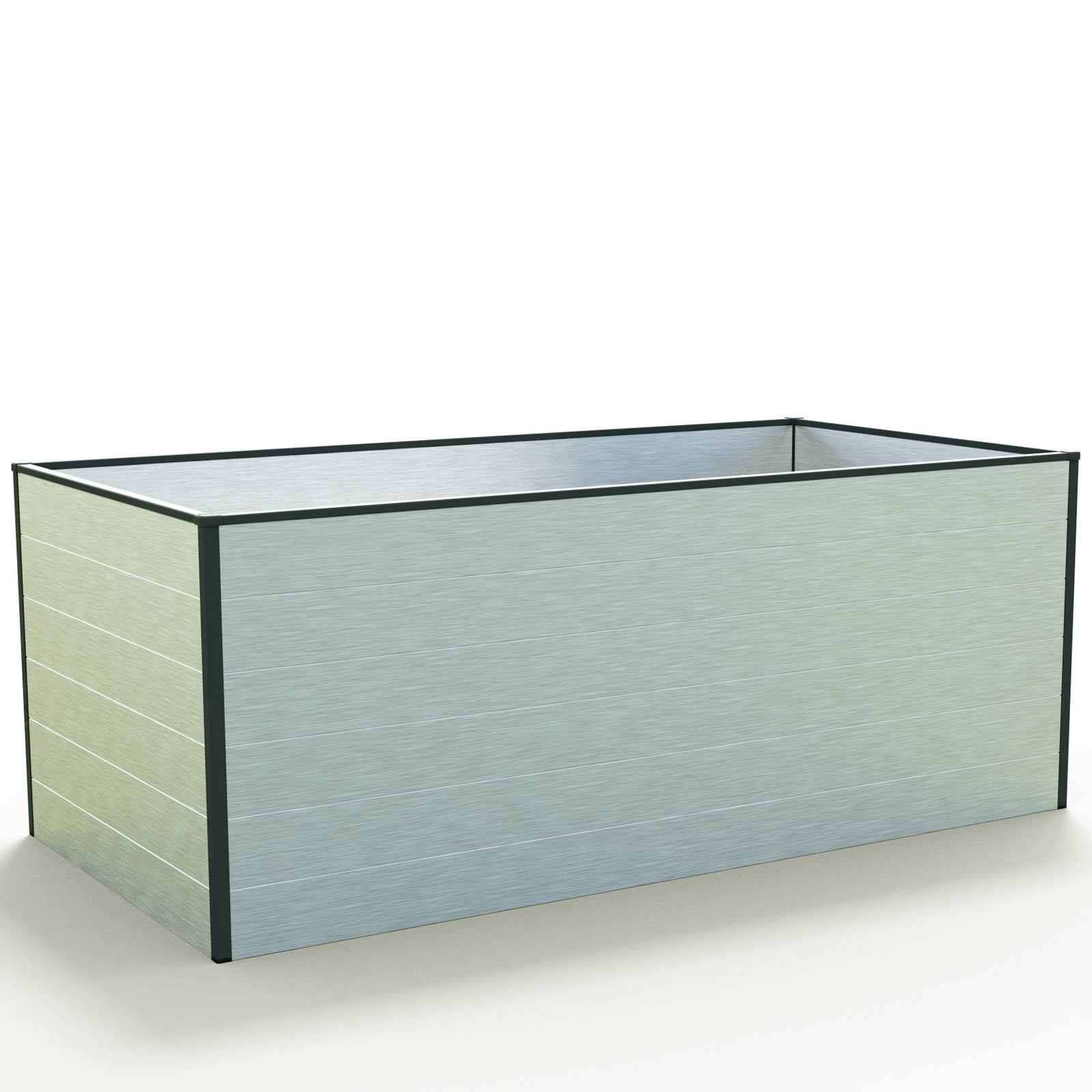 99 x 195 x 77 cm Grzadka podwyzszona, aluminium anodowane