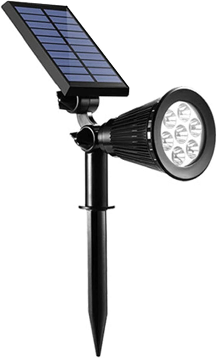 7-diodowa kolorowa lampa solarna do trawnika, wtyczka do zewnętrznego oświetlenia ogrodowego, odpowiednia do ogrodów ogrodniczych
