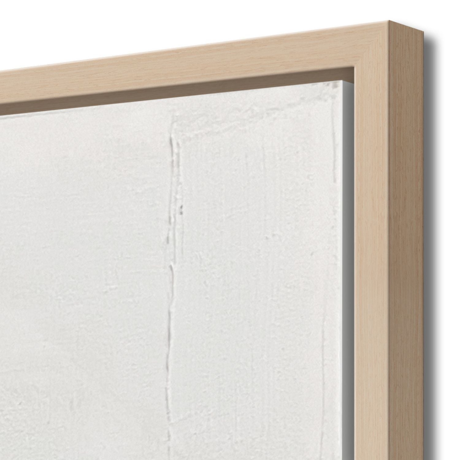 DekoArte - Tableau decoration murale salon avec relief HALO 90x60cm - Tableaux avec cadre couleur bois inclus - 8