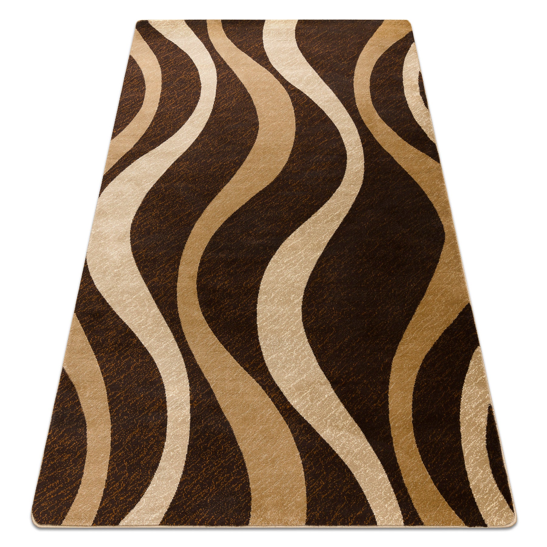 Dywan ROYAL G3565 Fale - brązowy / beż 250x350 cm