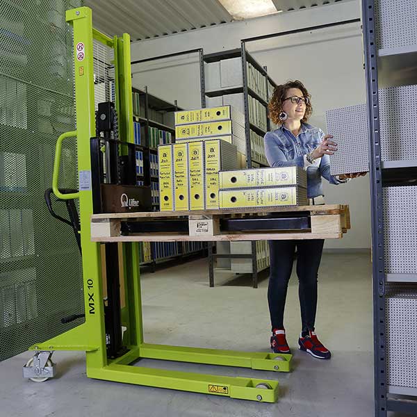 Gerbeur manuel 1000kg - Levée max 1510mm - Fourches 1150x550mm - HB310000000 - 4