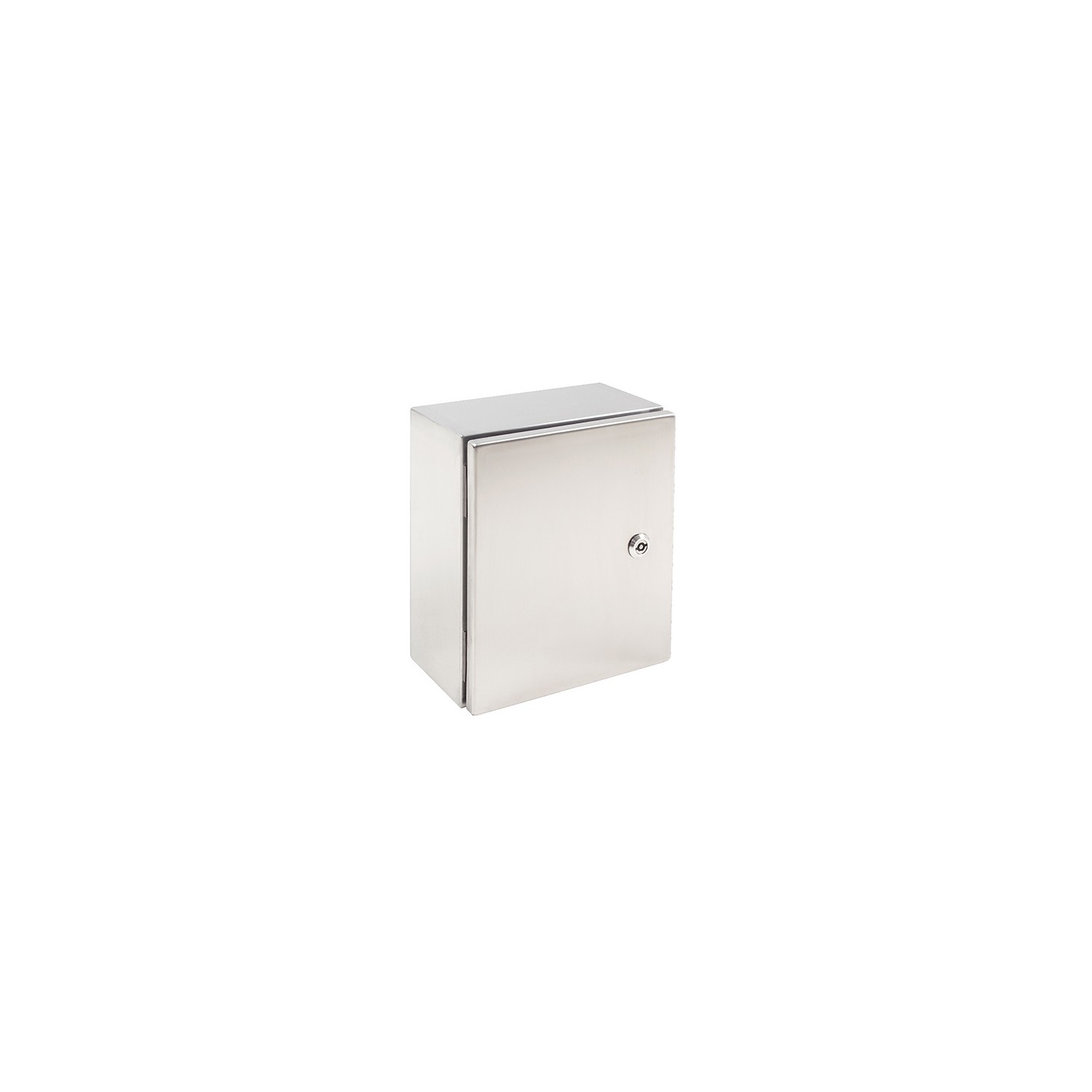 IDE Armoire Électrique Métal IP66 – 800x600x200 Mm – Avec Plaque – Argent