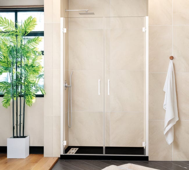 PAROI 2 PORTES PIVOTANTES À CHARNIÈRES PLAGE D'INSTALLATION 102,7-106,7 ...