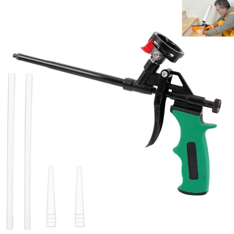 GOMETY: 2 Pezzi Pistola Schiuma PU, Pistola Schiuma in Metallo con
