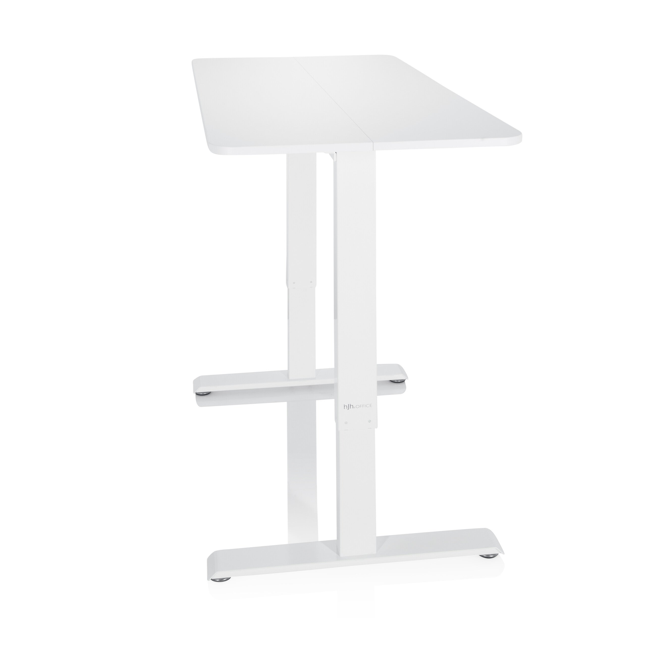 Scrivania STAND CR 120 x 60 altezza regolabile manualmente bianco hjh OFFICE - 8