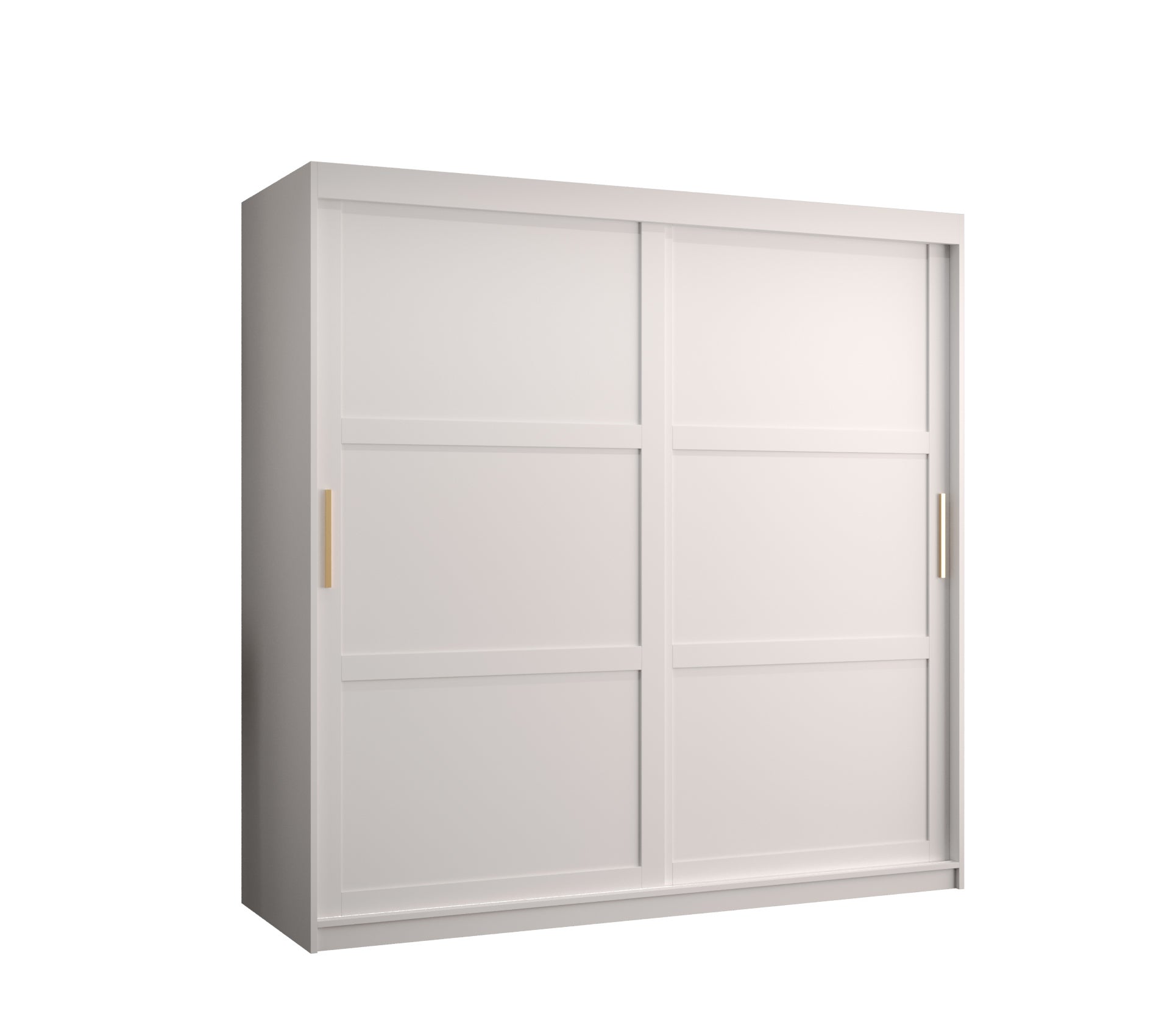 Szafa przesuwna garderoba RAMIRO 1 180 x 62 x 200 cm Biały - Abiks Meble