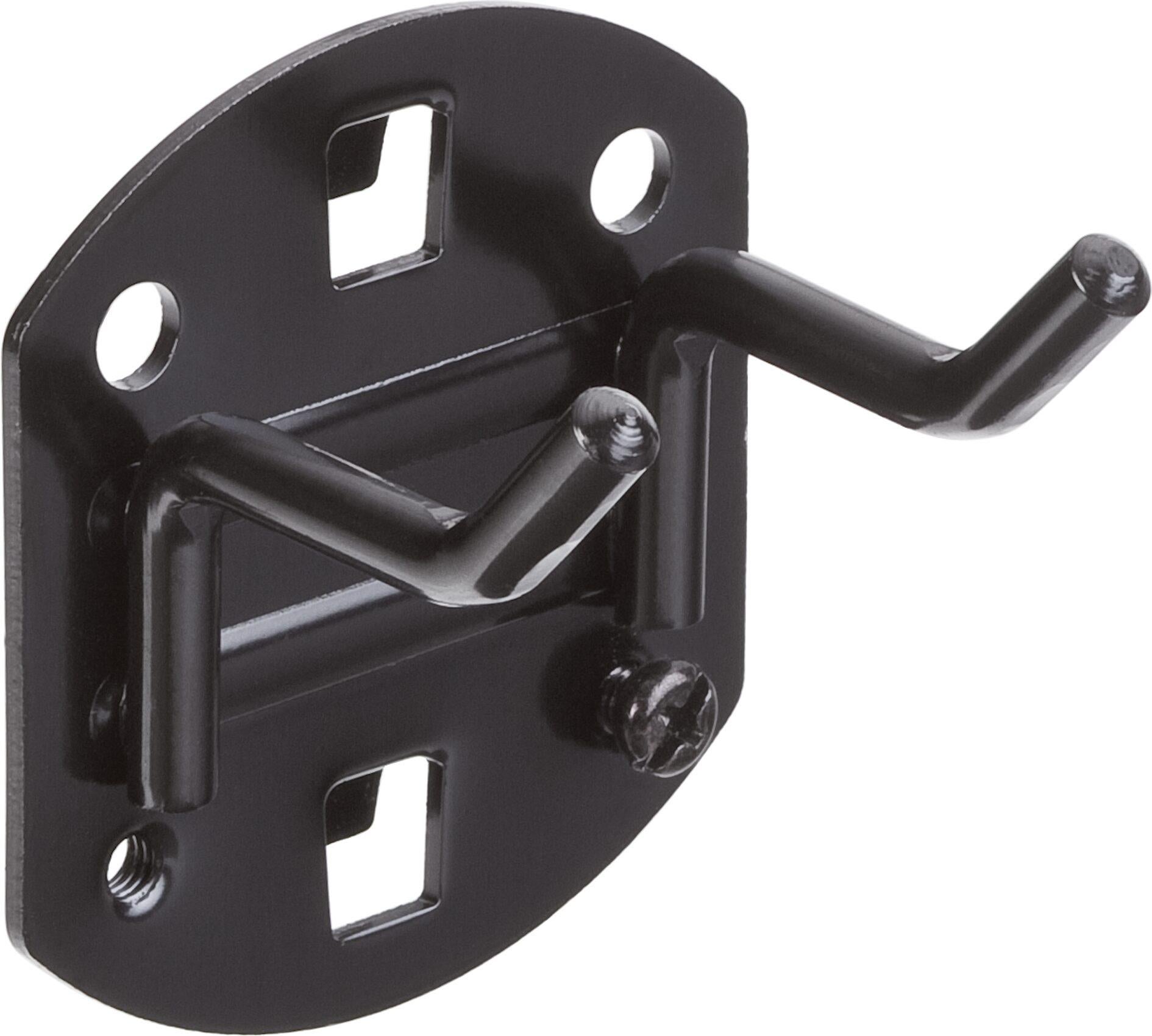 Jeu De 5 Crochets Doubles BGS 80197 Pour Système Mural - Portée 40 Mm, Charge Max 7 Kg - Avec Pinces Plastique