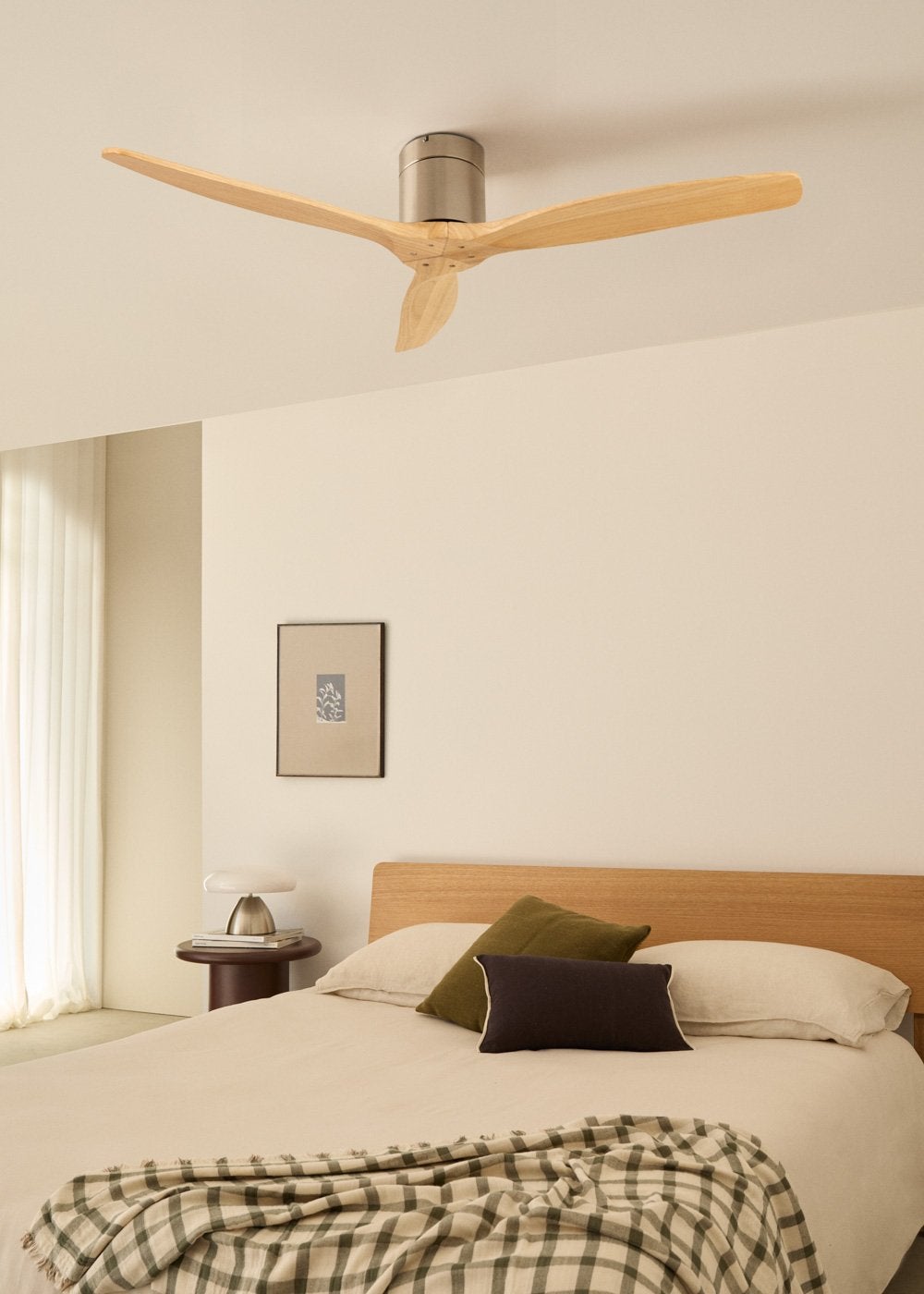 CREATE - WIND CALM M - Ventilateur de plafond silencieux 40W avec pales techniques en ABS Ø132cm sans eclaraige sans wifi - 3