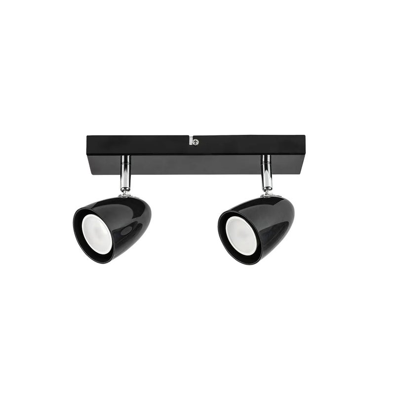 Reflektor sufitowy Spot PERICO czarny 2xGU10x5W wym: 15 x 26 x 7 cm IP20 Rabalux