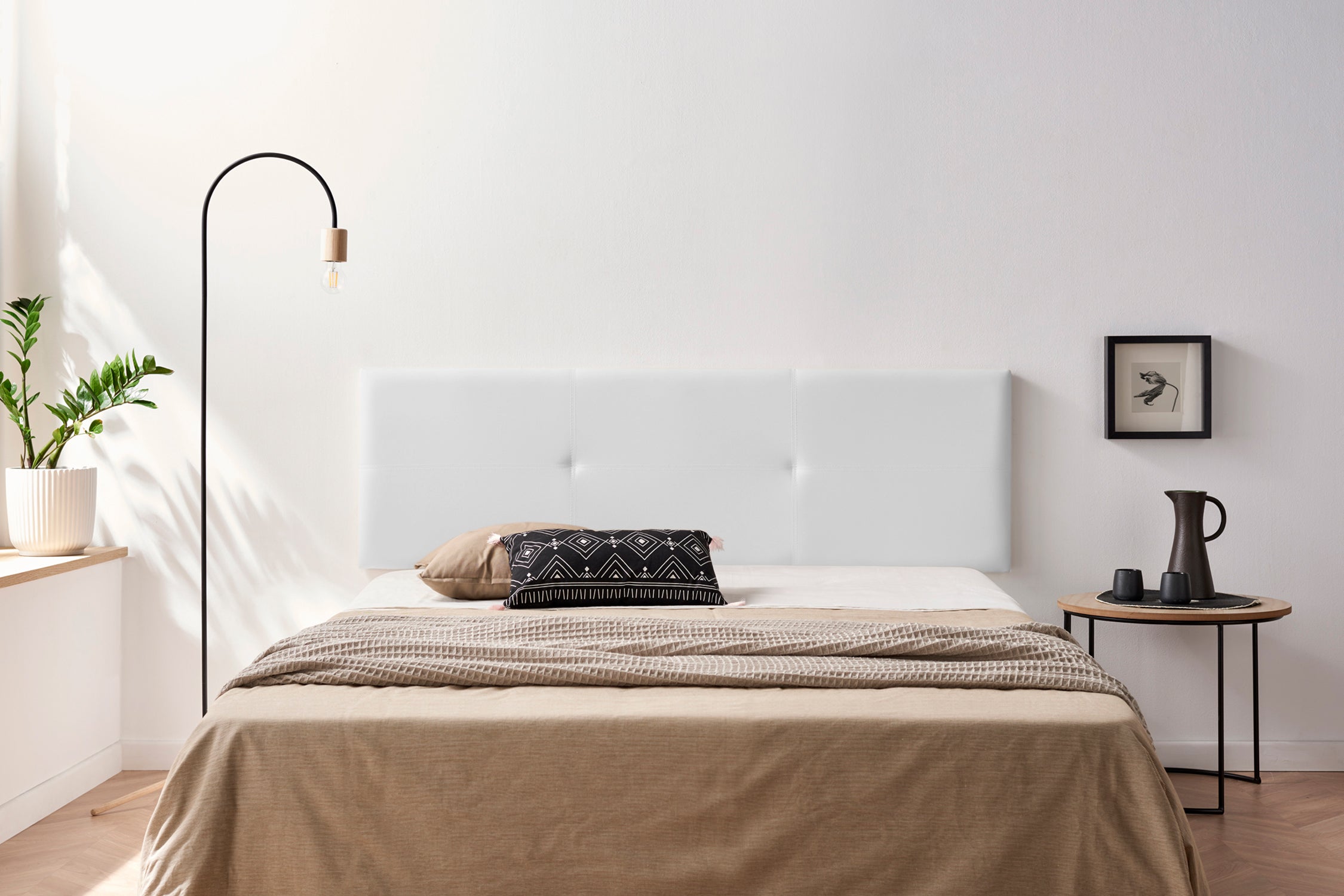 Cabeceira Estofada ALMA Pele Sintética 160x50x5 cm - Moonia - 3