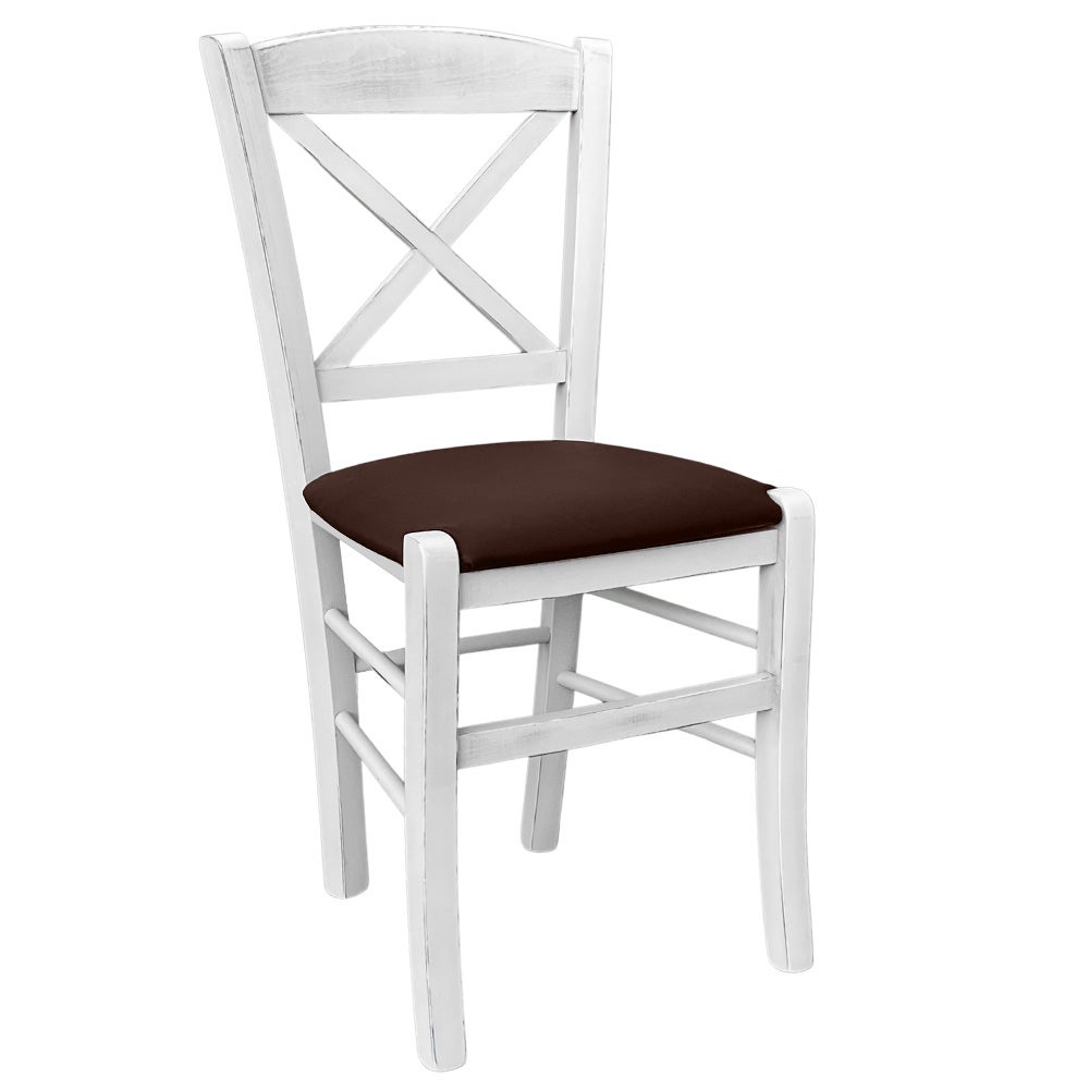 Tavolo Sedia Paesana Bianca Sedia In Legno Paesana Croce Anticata