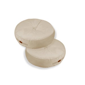 Coussins De Sol Carrés 38 Cm - Velours Doux, Rembourrage Fibre - Pour Salon, Yoga, Décoration - Rose