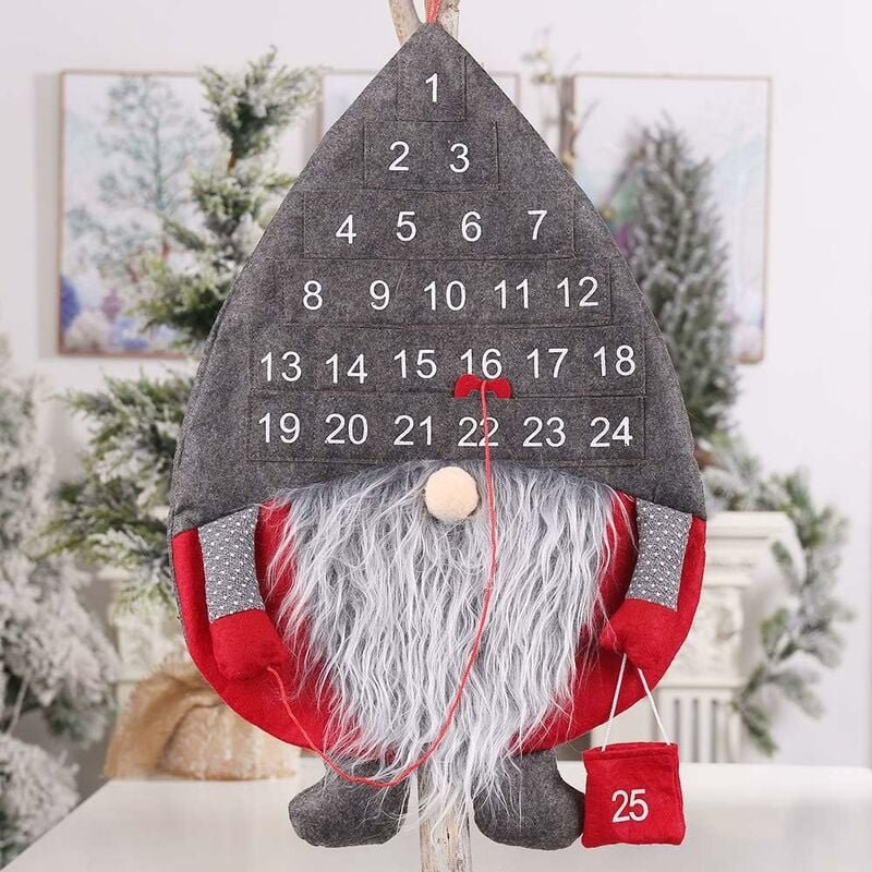 Plaque Du Compte à Rebours De Noël Personnalisée : Calendrier De L'Avent En Bois Avec Décoration De Traîneau Du Père Noël Ou De Voiture Rétro - France