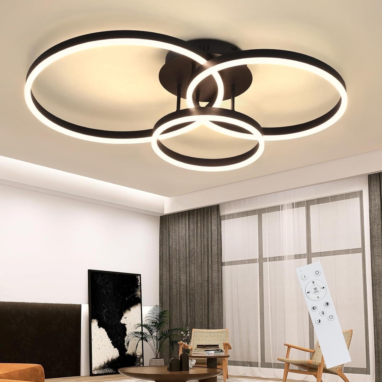 Plafoniera A LED Di Cristallo Moderno 8-Ring in Acciaio Inox Illuminazione Soffitto 62W Specchio Luci Pranzo Lampada Della Stanza Letto Soggiorno Villa Lampadari Cucina Ciondolo Dell'ufficio,6500k Plafoniera A LED Di Cristallo Moderno 8-Ring in Acciaio Inox Illuminazione Soffitto 62W Specchio Luci Pranzo Lampada Della Stanza Letto Soggiorno Villa Lampadari Cucina Ciondolo Dell'ufficio,6500k