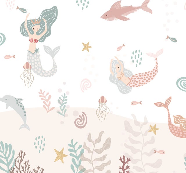 Papier Peint Enfant Sirènes - Walltastic | Emob
