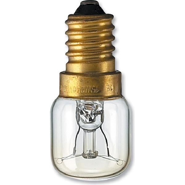 LAMPADINA PER FORNO A PERA E14 15W (00120) *